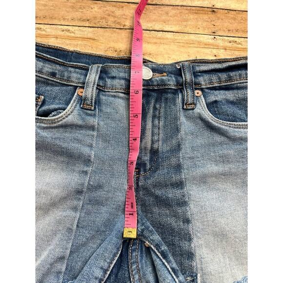BlankNYC The Essex Paneled Blue Denim Shorts Size 25 - Picture 10 of 14